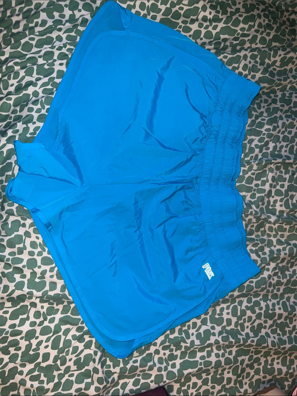 PINK Victoria's Secret Bright Blue Athletic Shorts